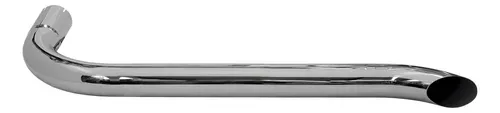 TUBO ESCAPE CROMADO 120 CM X 5''