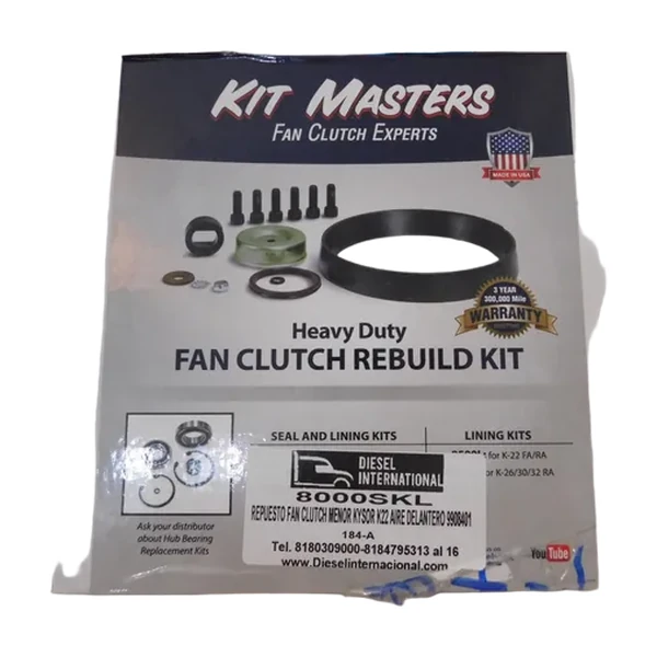 KIT REPARACION MENOR VENTILADOR KYSOR