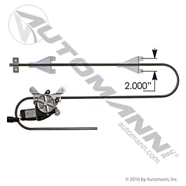 REGULADOR VENTANA LH 04-11 T600/800/W900