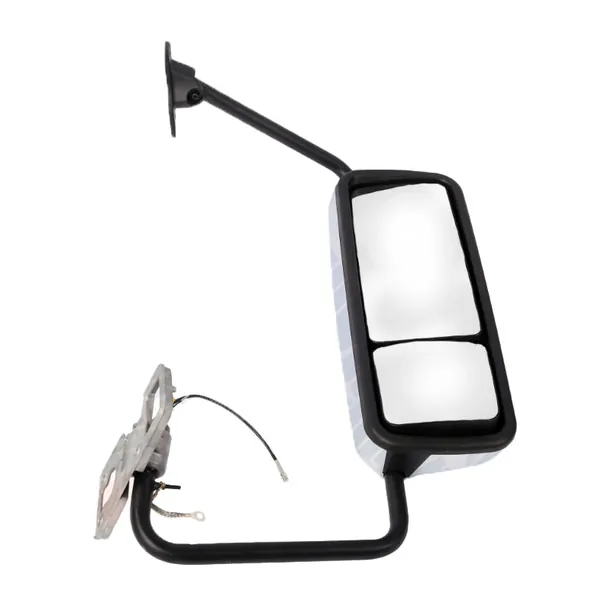 ESPEJO LATERAL COMPLETO COLUMBIA CROMADO BRAZO NEGRO F
