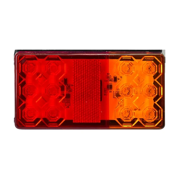 FARO POSTERIOR 4" 12V ROJO 9LED FR