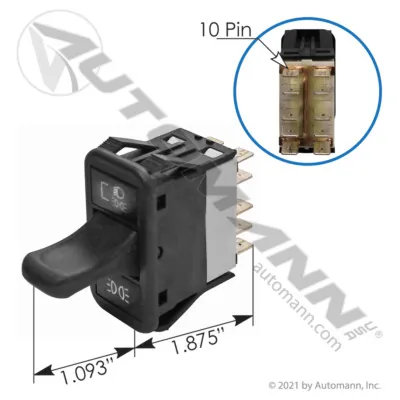 CHAPA LUZ RECTANGULAR 3 GOLPES FREIGHTLINER 577.46504