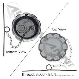 TAPA COMBUSTIBLE ALUMINIO 3" 20745985 20770657
