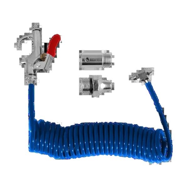 03 KIT PISTOLA DE SOPLADO DE AIRE, MANGUERA BLUE, 4.5mts, 1PC