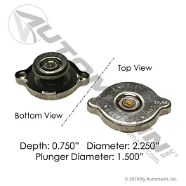 TAPA DE TANQUE REFRIGERANTE FREIGHTLINER M2