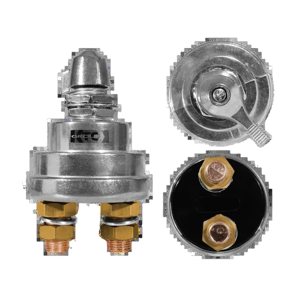 SWITCH MASTER BATERIA 6-36V - 190AMP - 2 TORNILLOS DE 1/2 PULG. PARA TRACTORES Y MAQUINAS (51927)