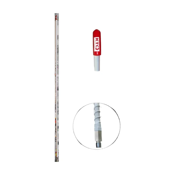 01 LATIGO ANTENA BLANCO CON CAPUCHO ROJO "DECORATION" 13.6X1220 mm (0.53"X48.3