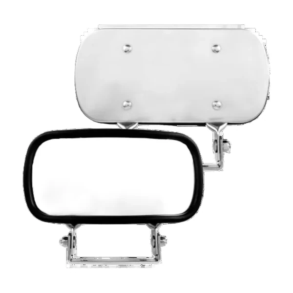 ESPEJO ACERO INOXIDABLE CONVEXO LATERAL 4" X 8 ¼" 1PC