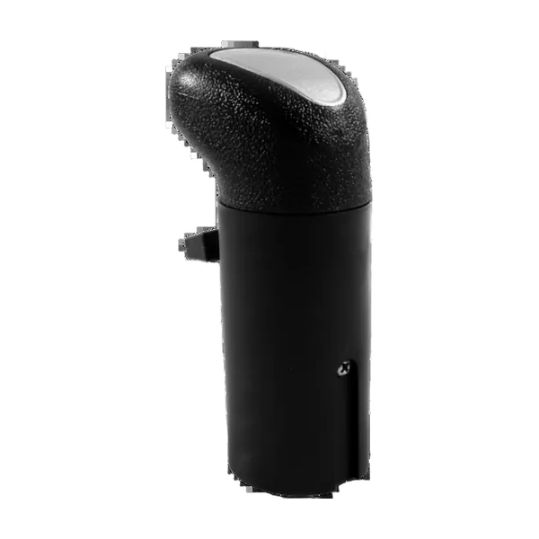 PERILLAS BAJO A6909 SENCILLA BOTON NEGRO MEDALLON EN BLANCO
