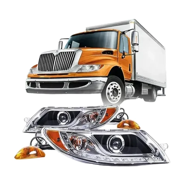 FARO DELANTERO  INTERNATIONAL DURASTAR TRANSTAR CON FARO AUXILIAR LATERAL