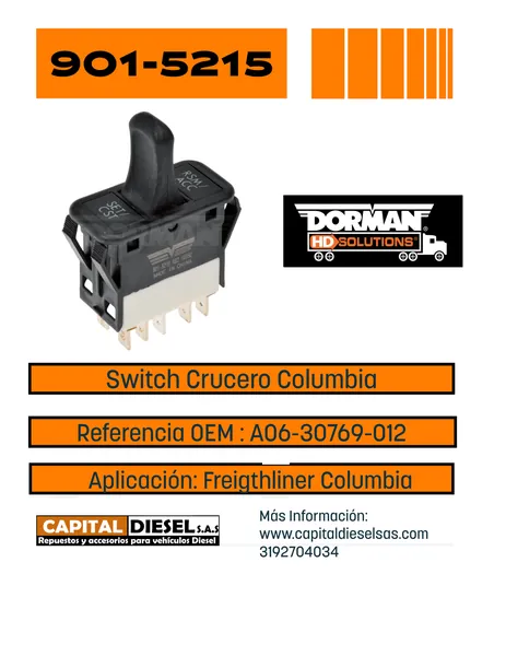CONTROL  SWITCH CRUCERO FREIGTHLINER