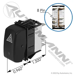 CONTROL SWITCH LUZ ADVERTENCIA KENWORTH