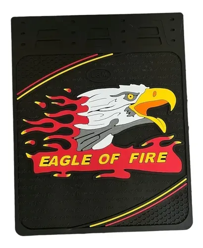 LODERA DE JEBE NEGRA 24"X30" "AGUILA